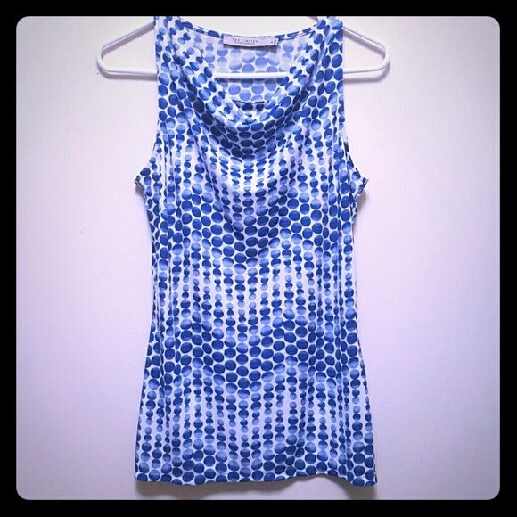 The Limited Tops - Sleeveless, scoop neck, dress shirt